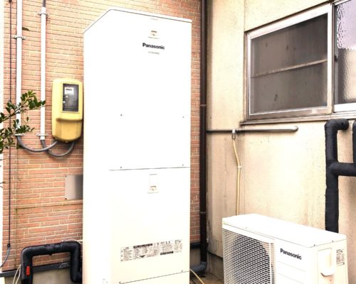 負担軽減と経済性を考え石油給湯器からエコ給湯器に交換【施工事例100】