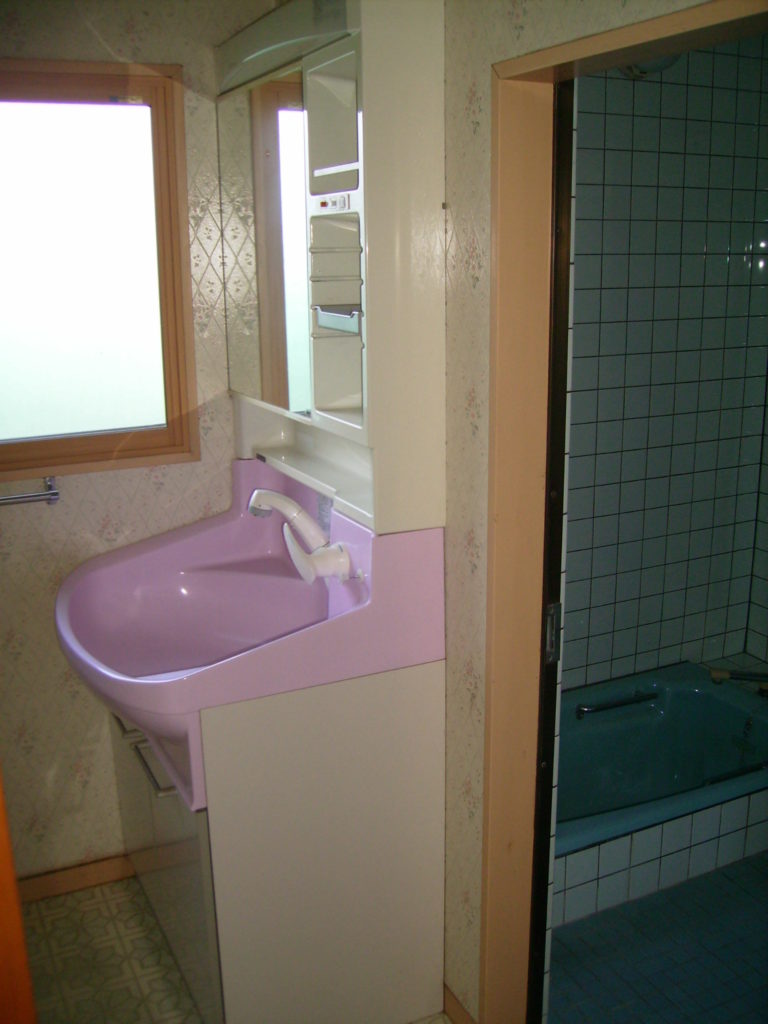 郡山リフォーム洗面台ビフォー写真