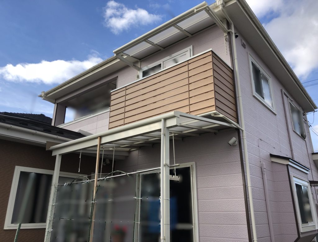 郡山リフォームバルコニー取付アフター写真