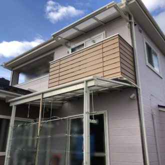 スタイリッシュな後付けバルコニー【施工事例111】