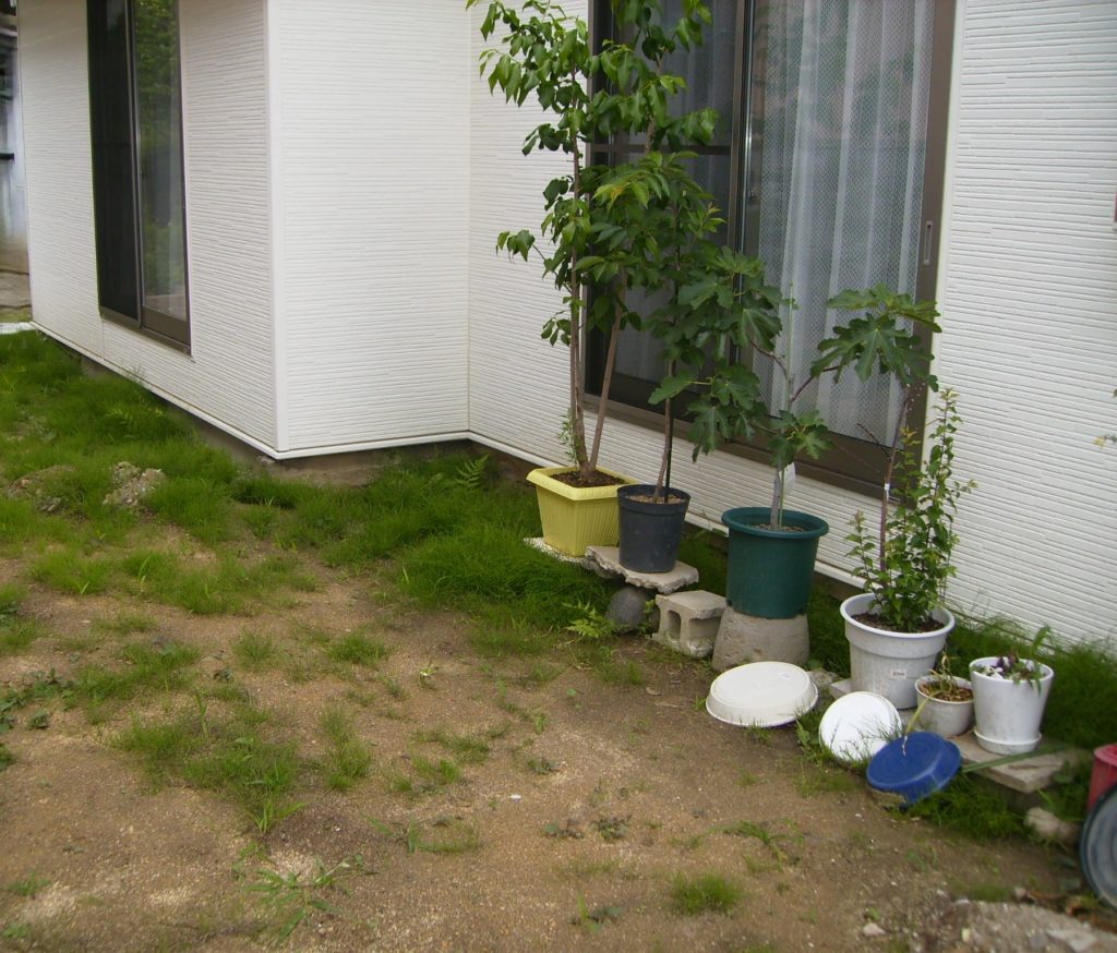 郡山リフォーム駐車場ビフォー写真